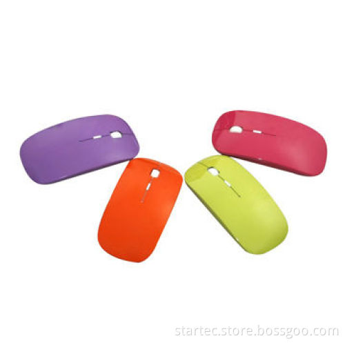 Slim wireless mouse, colorful design